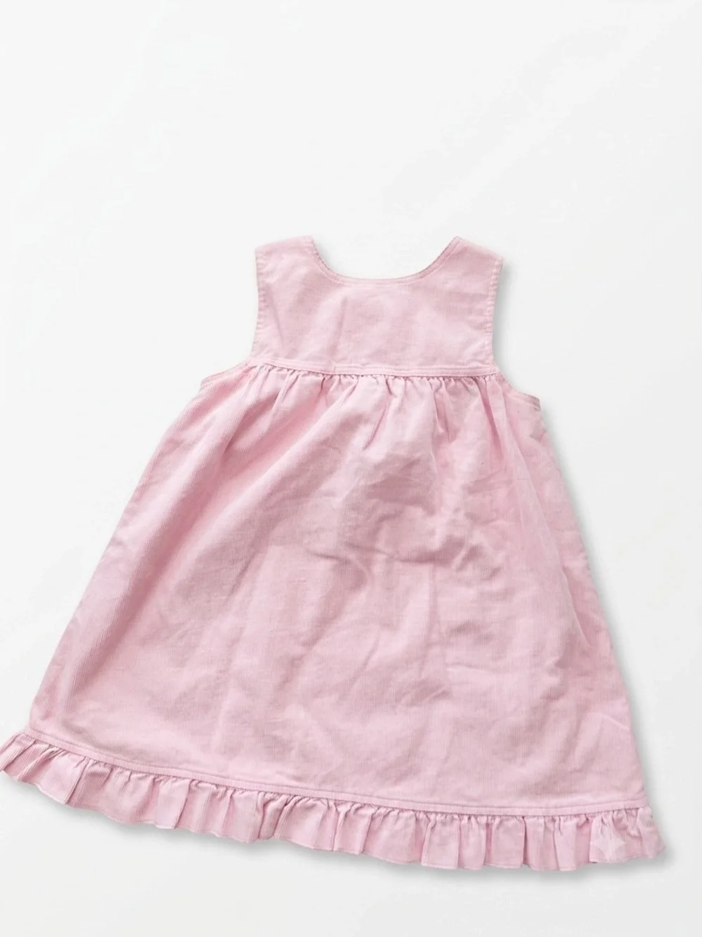 Healthtex Vintage Pink Corduroy Holiday Dress Embroidery Christmas 4T